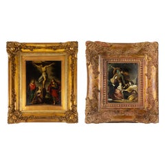 Pair Of Baroque Paintings Of Christ, (17th Century), Italy