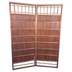 Japanese Fine Pair Arts And Crafts Shoji Door Screens