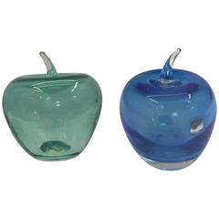 Blenko Glass Apples