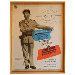 Authentic Vintage "Le Gendarme de Saint-Tropez" Poster