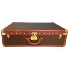 Vintage monogram Louis Vuitton Alzer 80 Suitcase trunk luggage 