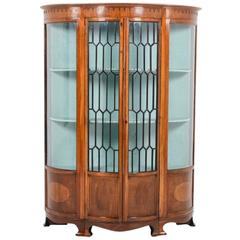 Antique Edwardian China Cabinet, circa 1910