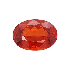 Orange Spessartite Garnet, Faceted Gem, 15, 95 ct., loose Gemstone, natural