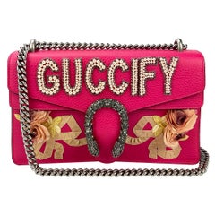 Gucci Dionysus Pink Guccify Small Shoulder Bag NWOT