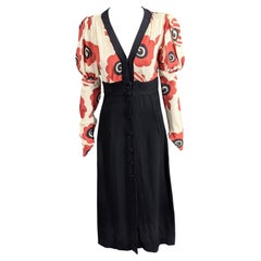 Ossie Clark Iconic Poppy Print Day Dress