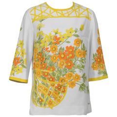 1960's Vera Cotton Marigold Blouse