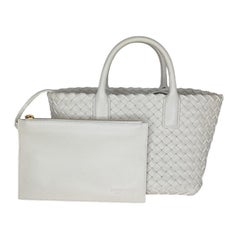 Bottega Veneta Intrecciato Mini Cabat Lambskin Tote