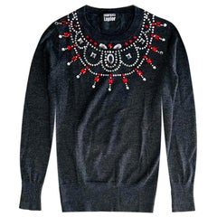 Markus Lupfer Merino Wool & Crystal Jumper