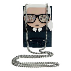 Karl Lagerfeld Acrylic Ikonik Karl Crossbody Bag