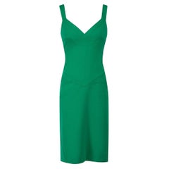 Diane Von Furstenberg Grünes Benny-Bodycon-Kleid Größe S