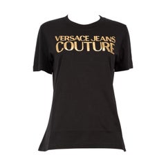 Versace Black Logo T-Shirt Size XS