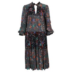 1970's OSSIE CLARK dress with CELIA BIRTWELL print