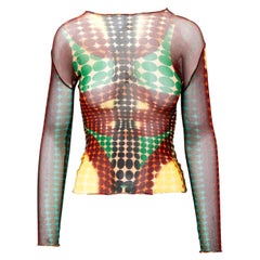 Jean Paul Gaultier Cyberdot Mesh Top - '90s