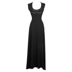 Plein Sud Long Black Dress