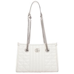 GUCCI Dionysus Mini cream textured leather chain crossbody flap bag