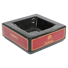 Vintage Dunhil Cigar Ashtray England Black and Red, Collectible