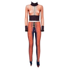 JEAN PAUL GAULTIER FW 95 Iconic Cyber-Dot Ensemble