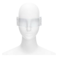 rare MAISON MARTIN MARGIELA 2008 Runway MA1 Incognito clear shield sunglasses