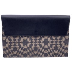 Gucci GG Supreme Monogram Canvas Caleido Portfolio Clutch Bag