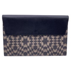 Gucci GG Supreme Monogram Canvas Caleido Portfolio Clutch Bag