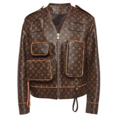 Louis Vuitton Brown Monogram Canvas Admiral Jacket L