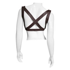 Krizia Leather Harness 1980s