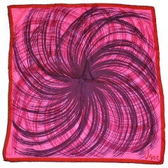 Vera Bold Multi-Color Vivid "Starburst" Silk Scarf