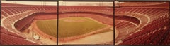 Vintage Panoramic Triptych, San Francisco Candlestick Park Color Photograph