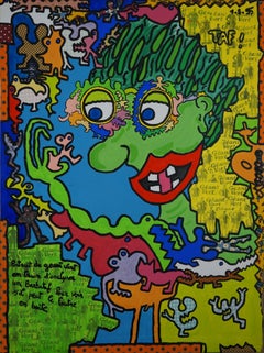 Green TAF, 1995 - oil paint, 129x96 cm, framed