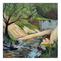 Big Sur Stream Landscape - by Weaver