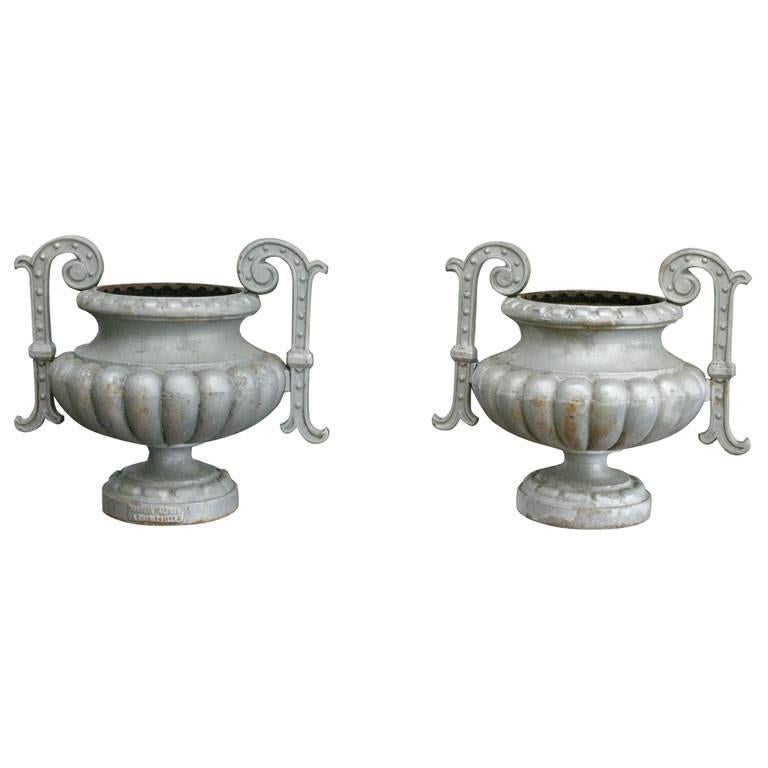 Pair of 19th Century French Garden Urn