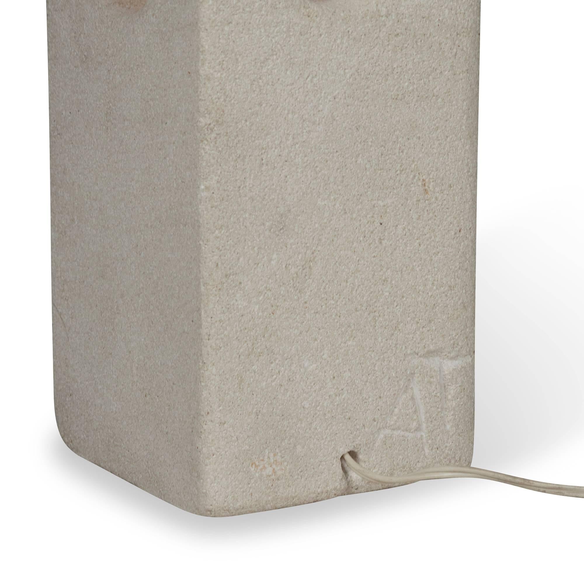 Stone Column Lamp by A. Tormos 2