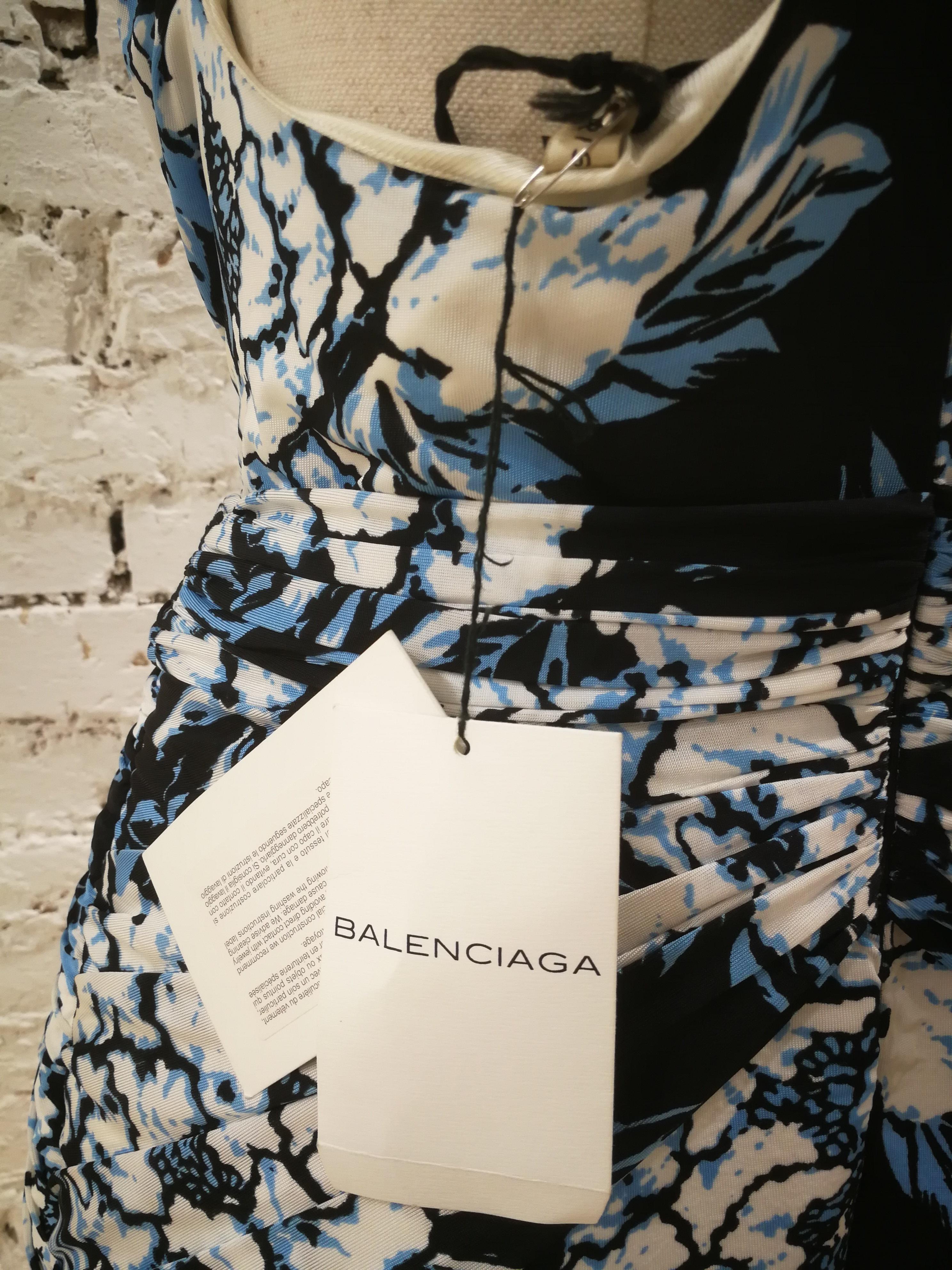 Balenciaga mehrfarbig Viskose Kleid NWOT im Angebot 4