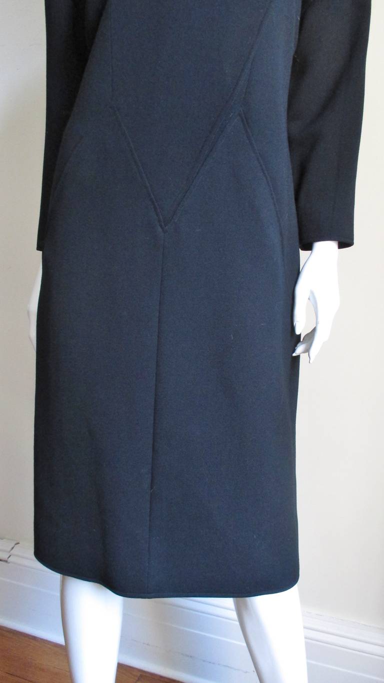 Courreges 1970s Dress with Seaming For Sale 1