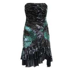 Versace  Haute Couture Sequins Dress 42