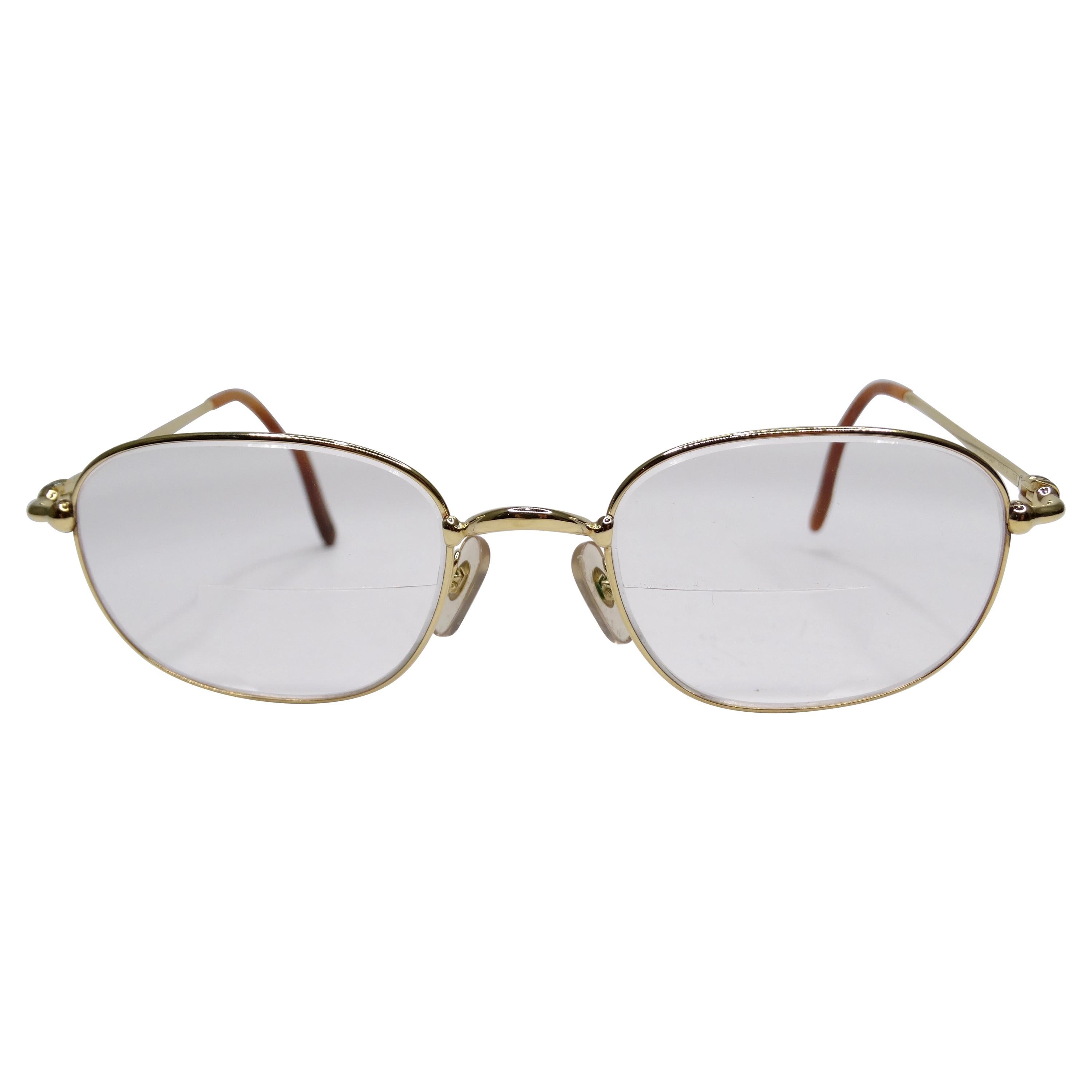 Cartier Two-Tone Oval Glasses 