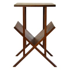 Modern Contemporary "Lap" Side Table in Walnut by Casey Lurie USA