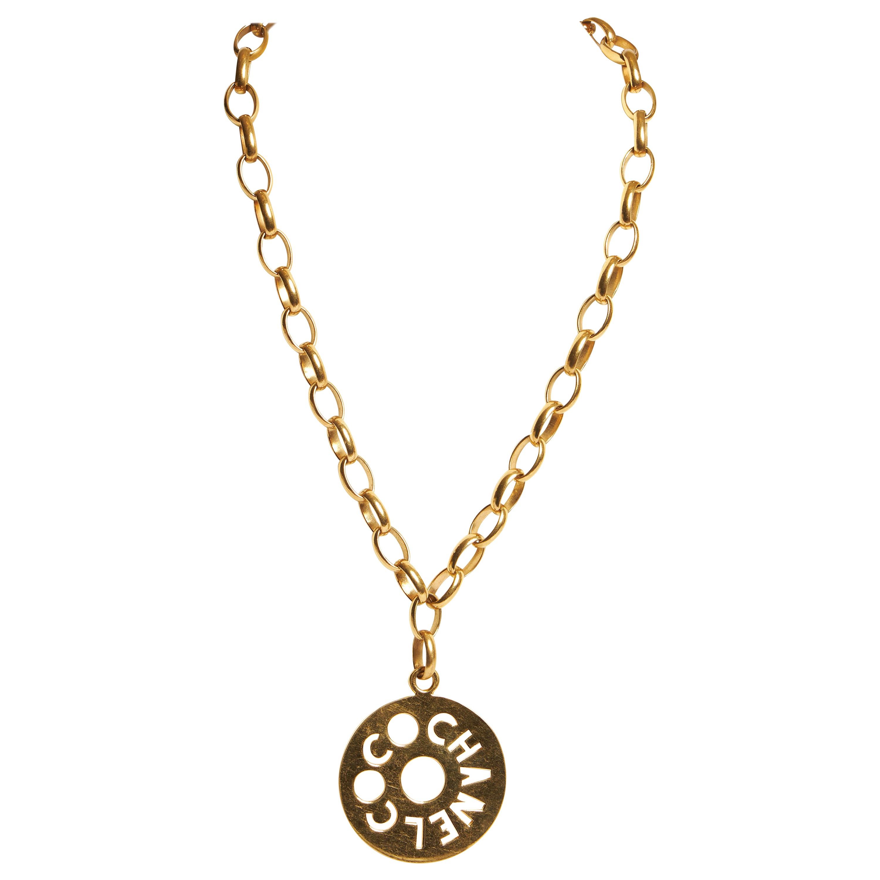 Chanel 70s Iconic Oversize Pendant