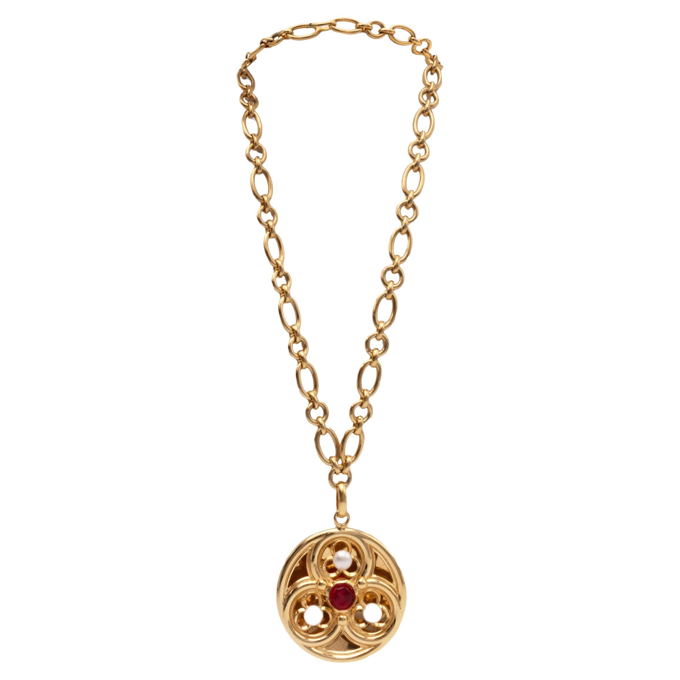 Chanel Necklace With Medallion