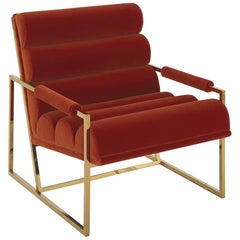 Channeled Goldfinger Lounge Chair