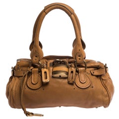 Chloe Tan Leather Medium Paddington Satchel