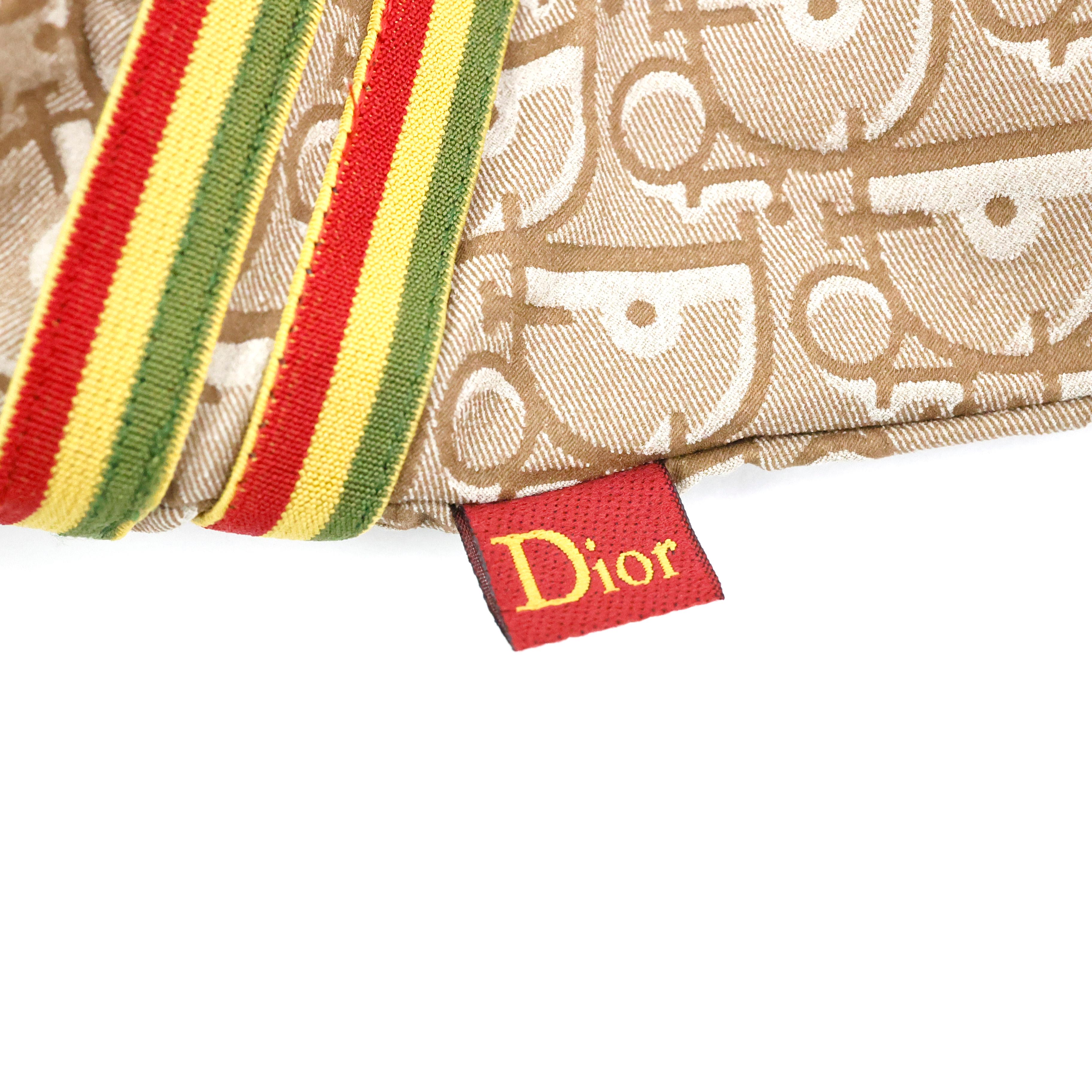 Christian Dior par John Galliano 2004 - Robe Rasta Diorissimo Monogram en vente 2