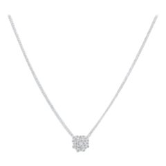 Silver Dalia Pendant Necklace