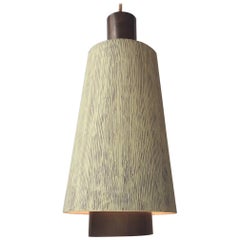 Danish Midcentury Brass Pendant Light from Lyfa, 1950s