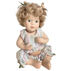 Midcentury Antique Bisque Porcelain Doll