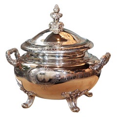 Dazzling Gebruder Friedlander Sterling Silver Etruscan Soup Tureen