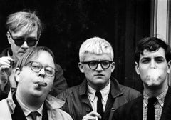 Andy Warhol, Henry Geldzahler, David Hockney and David Goodman