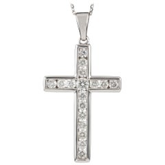 Diamond Set Cross Pendant