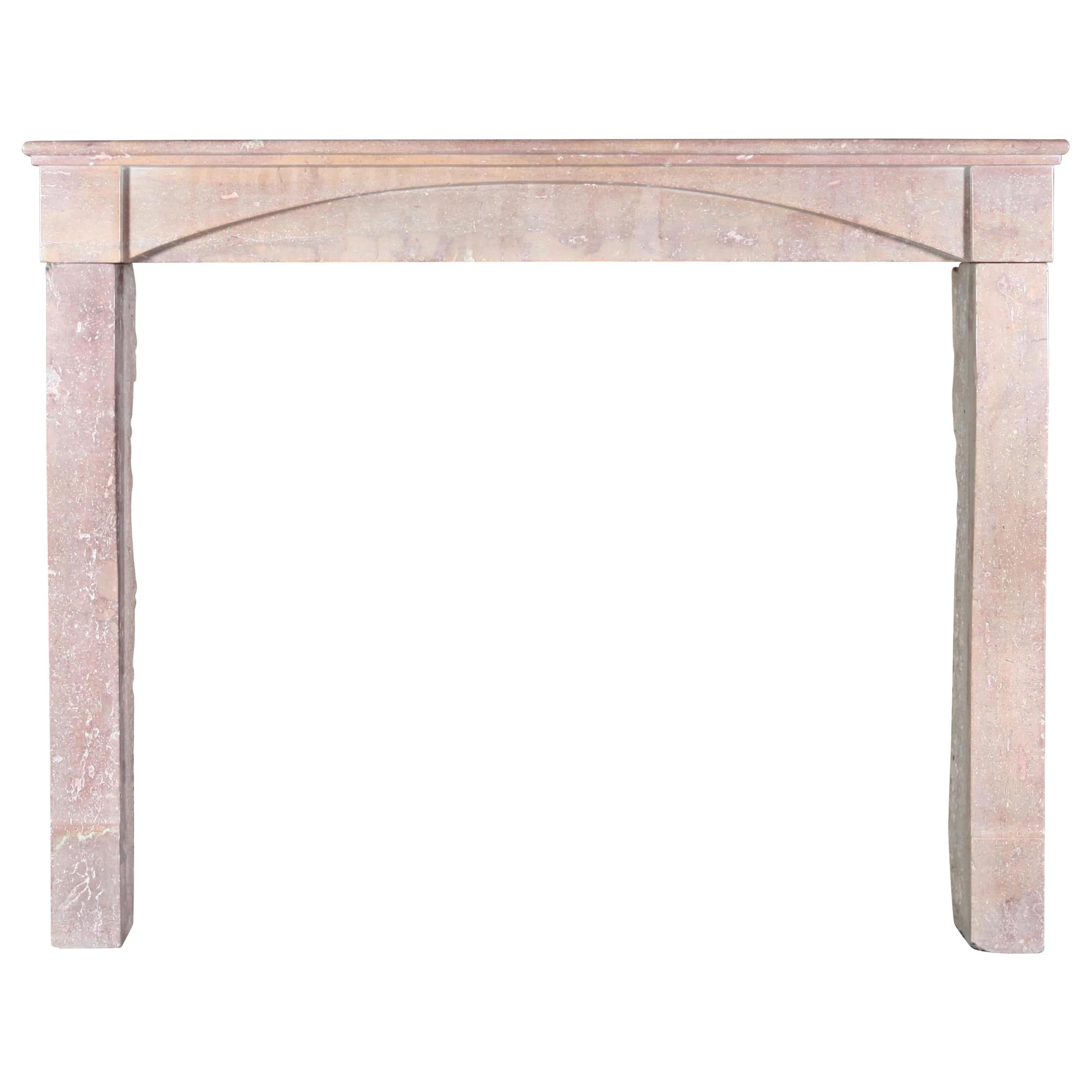 Elegant Chique Original Antique French Limestone Fireplace Surround