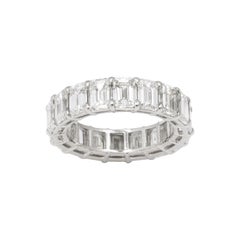 Emerald Cut Diamond Eternity Band